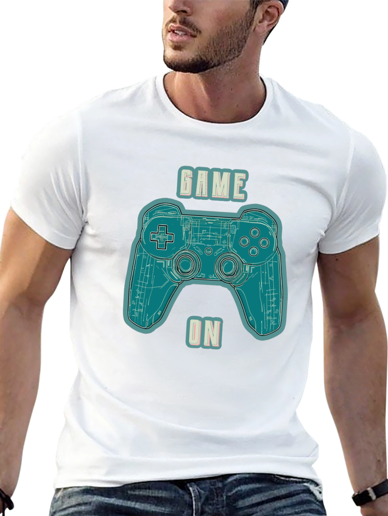 Game On Controller Graphic Tee - Gamer Style