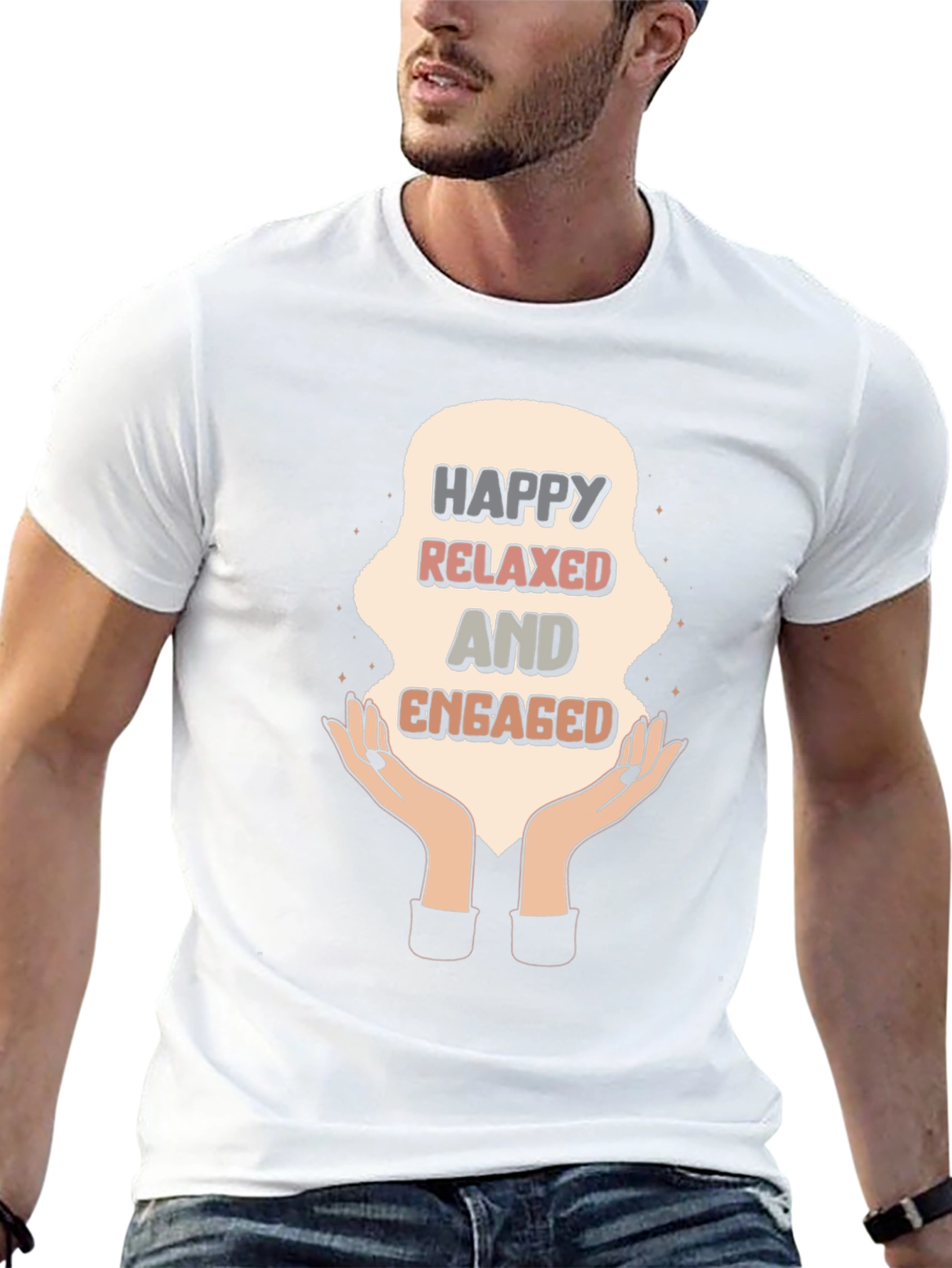 Happy Relaxed Engaged Graphic Tee - Unisex
