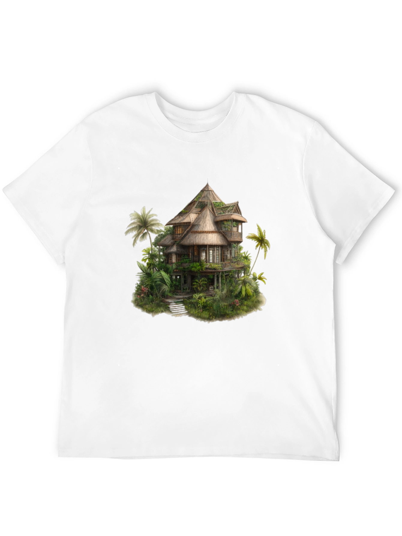 Tropical Villa Tee - Nature Inspired Design