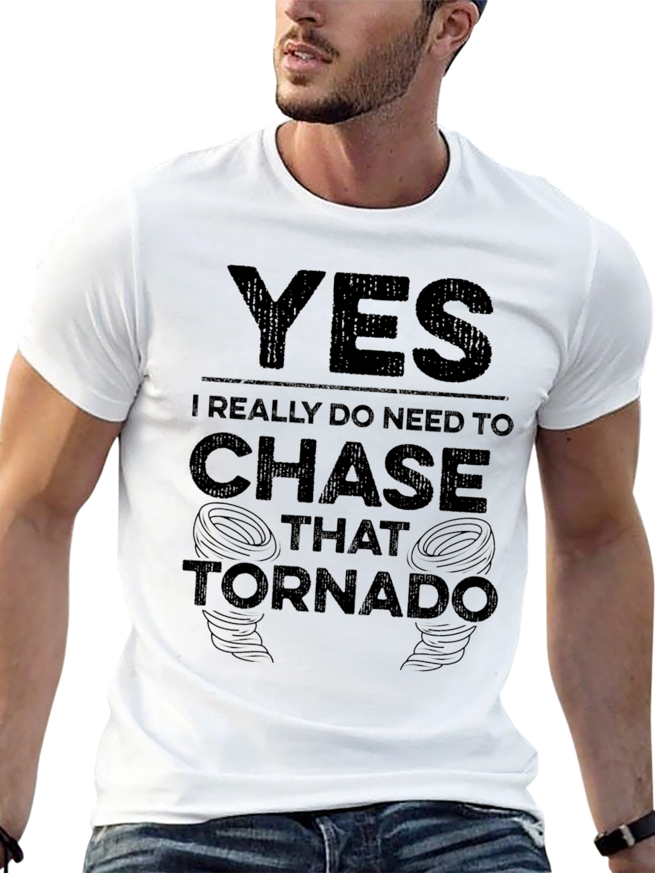 Yes Tornado Chaser Graphic Tee