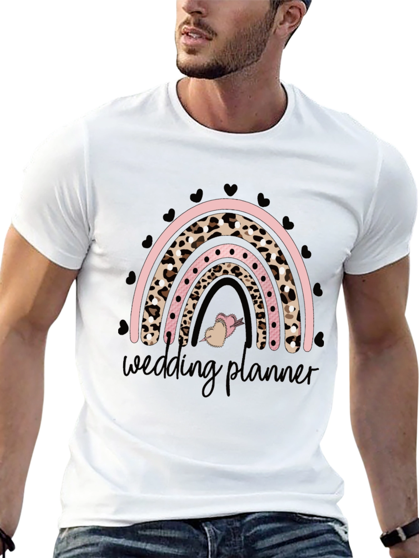 Wedding Planner Rainbow Graphic Tee
