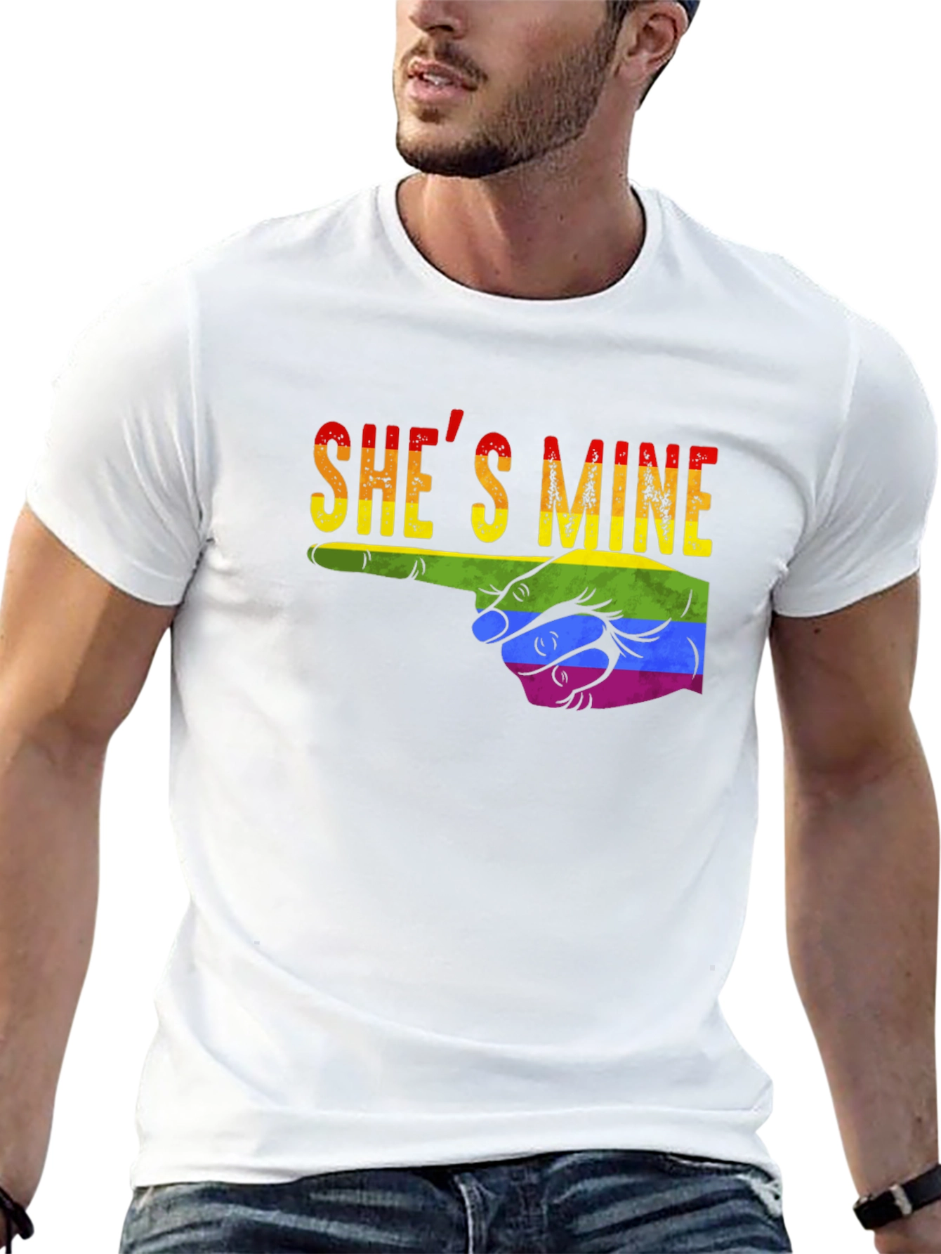 Shes Mine Pride T-Shirt - LGBTQ+ Graphic Tee