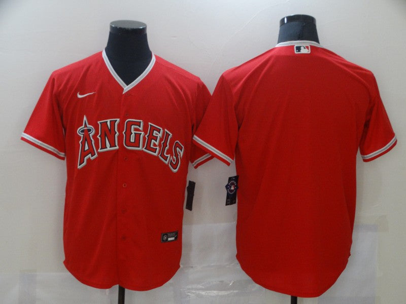 Men's Los Angeles Angels Red Alternate Replica Team Blank Jerseys