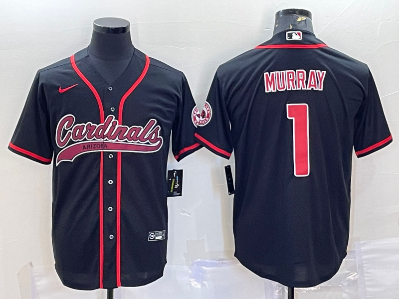 Men's Arizona Cardinals Black Blank Jerseys
