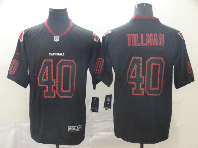 Men's Arizona Cardinals Pat Tillman #40 Black Alternate Game Jerseys