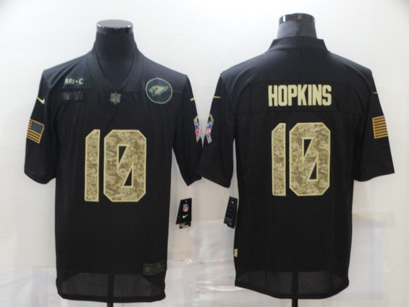 Men's Arizona Cardinals DeAndre Hopkins #10 Black Player Game Jerseys