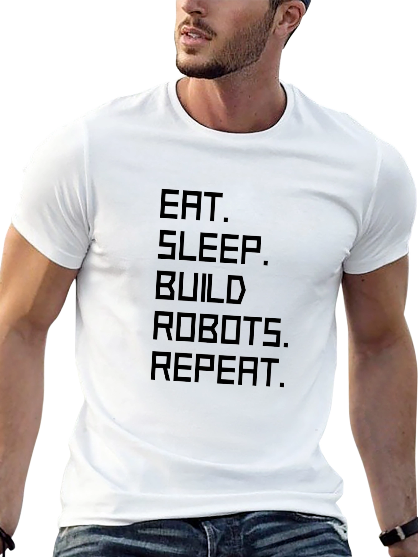 Eat Sleep Build Robots Repeat T-Shirt