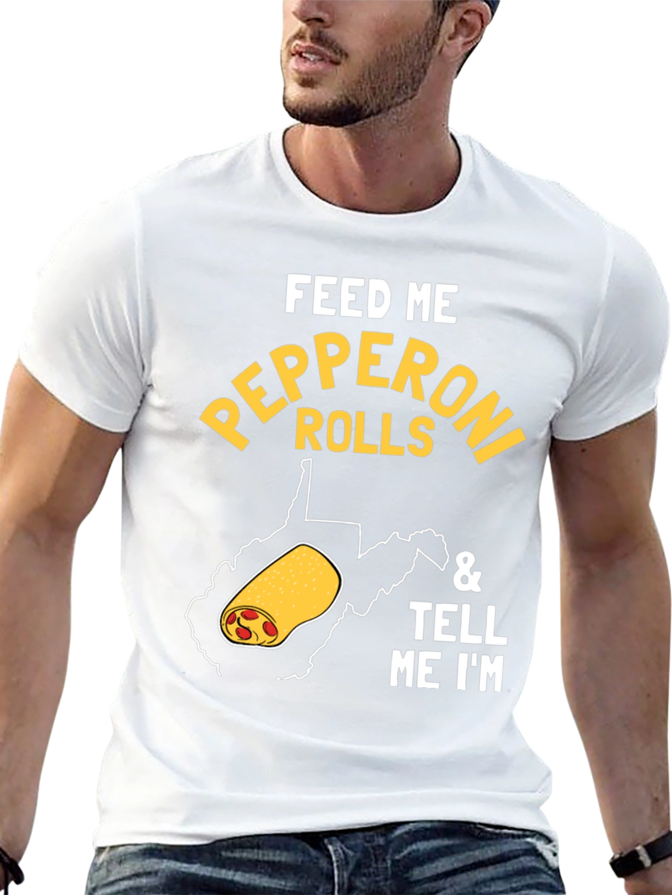 Feed Me Pepperoni Rolls Graphic Tee