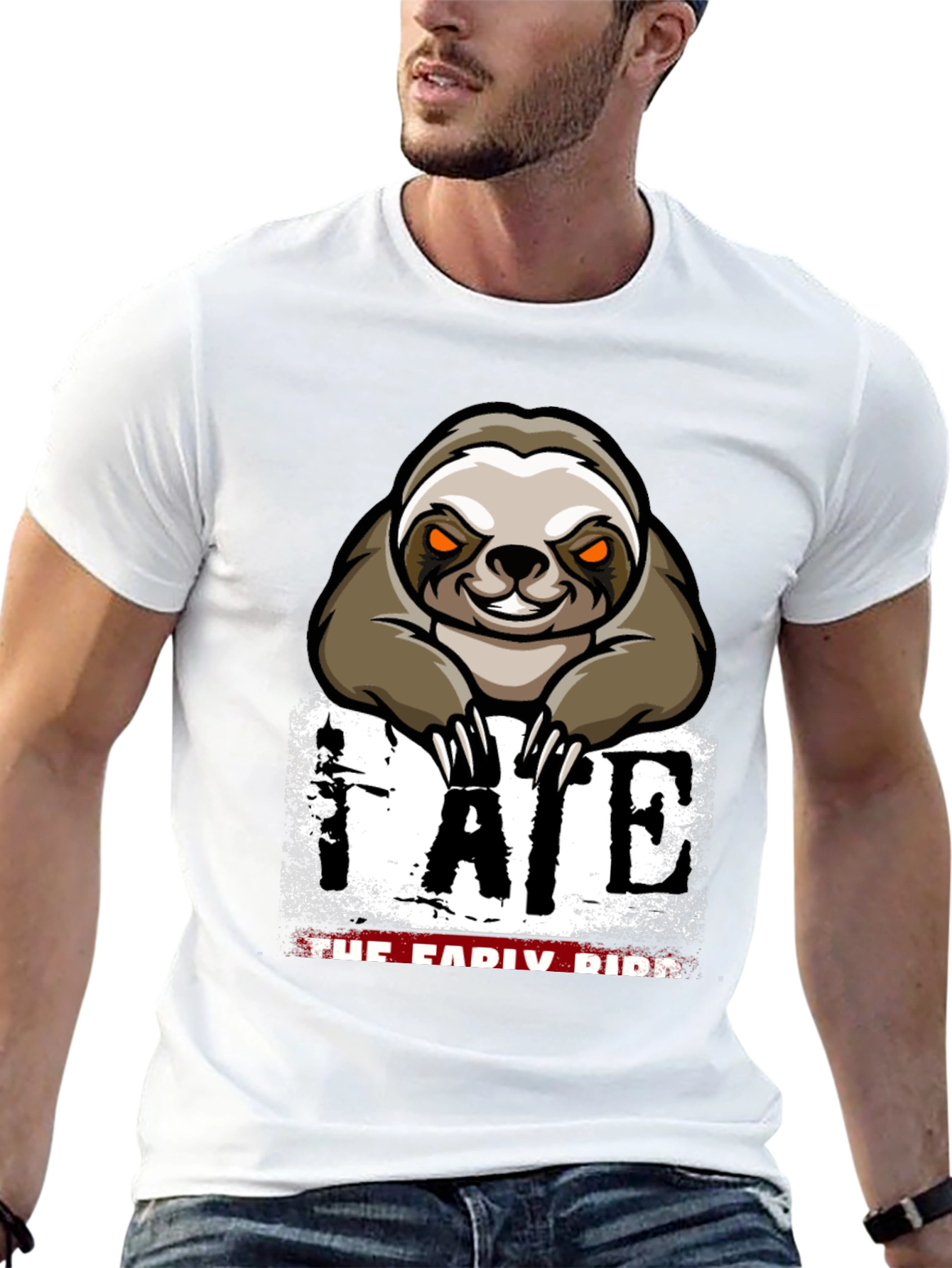 Sloth Fate Graphic T-Shirt - The Early Bird