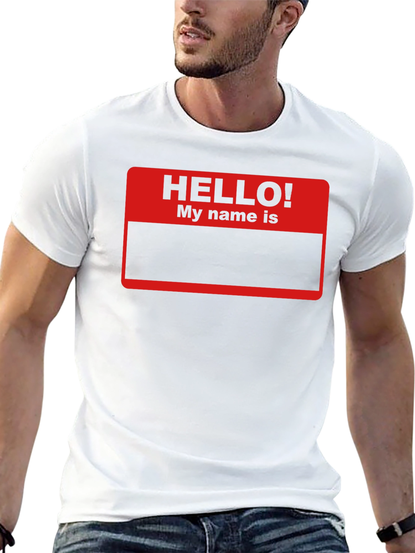 Hello My Name Is T-Shirt - Funny Introvert Tee