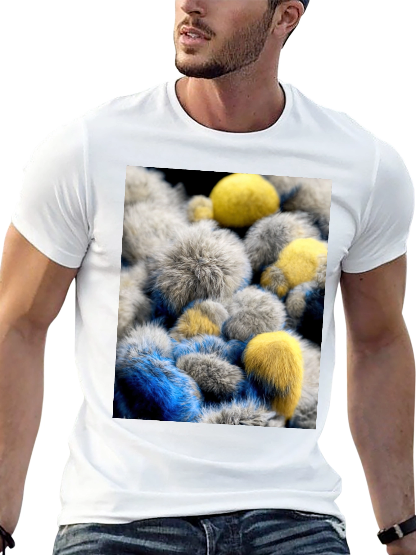Abstract Furry Ball T-Shirt