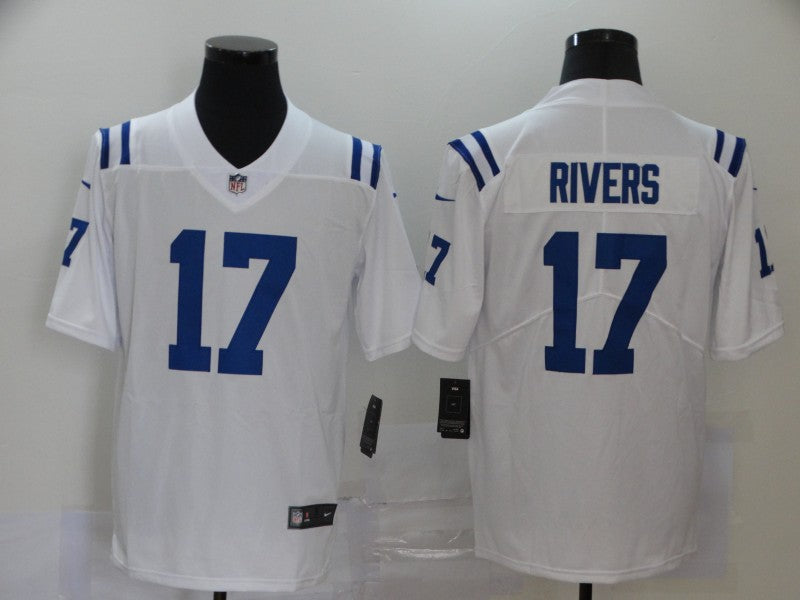 Men's Indianapolis Colts Philip Rivers #17 White Player Game Jerseys