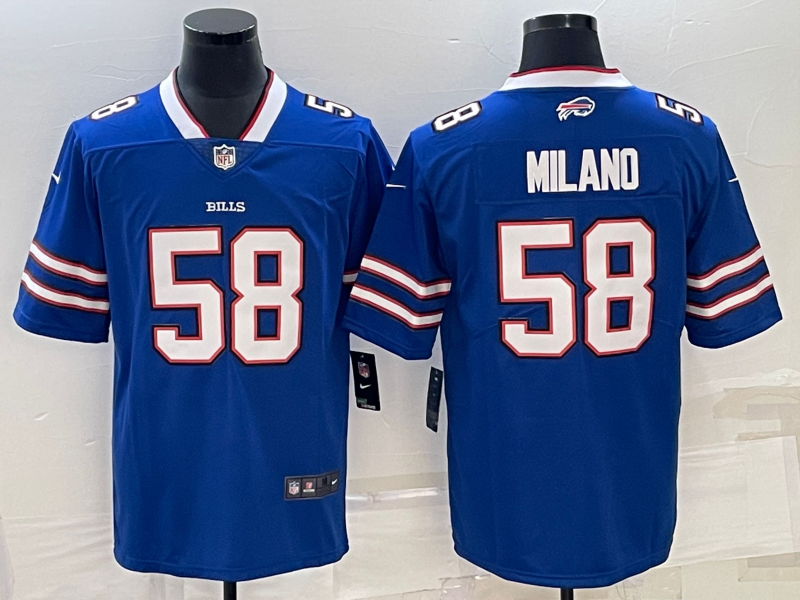 Men's Buffalo Bills Matt Milano #58 Royal Game Player Jerseys