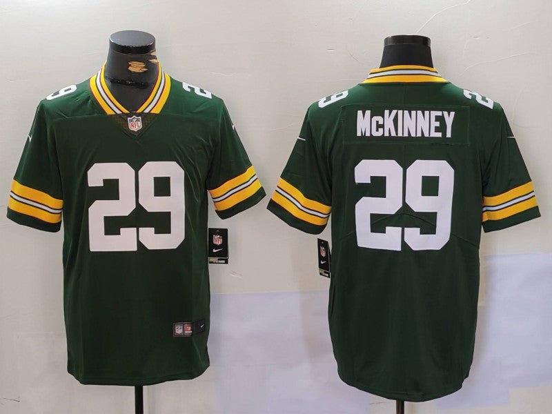 Men's Green Bay Packers Xavier McKinney #29 Green Game Jerseys