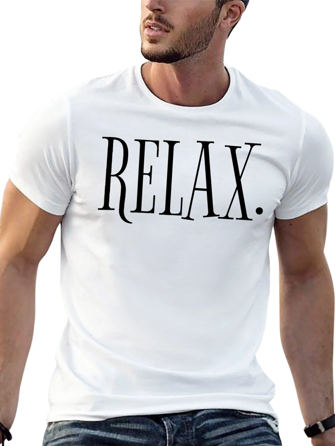 Relax Black T-Shirt | Comfort & Style