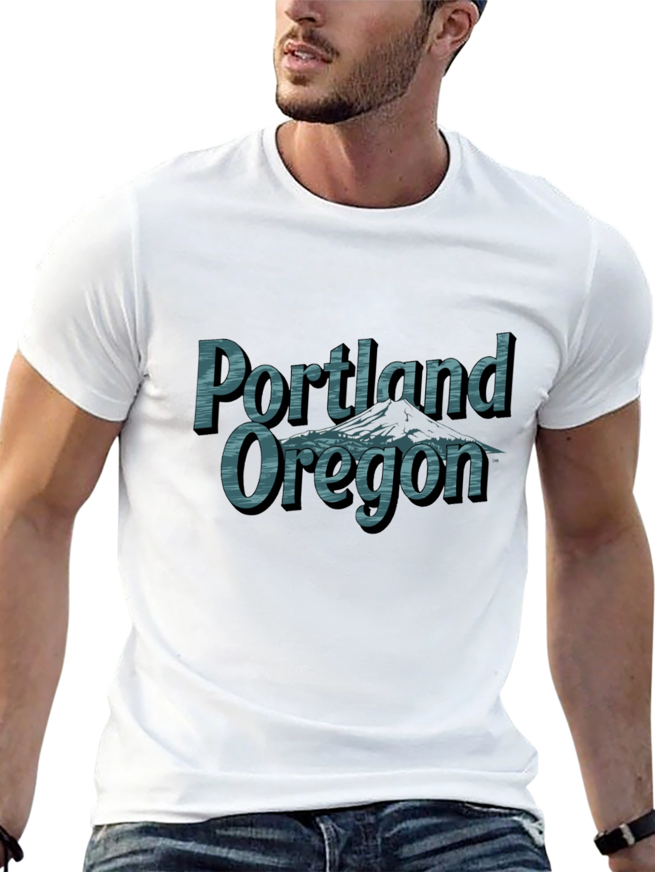 Portland Oregon Tee - Mountain Graphic T-Shirt