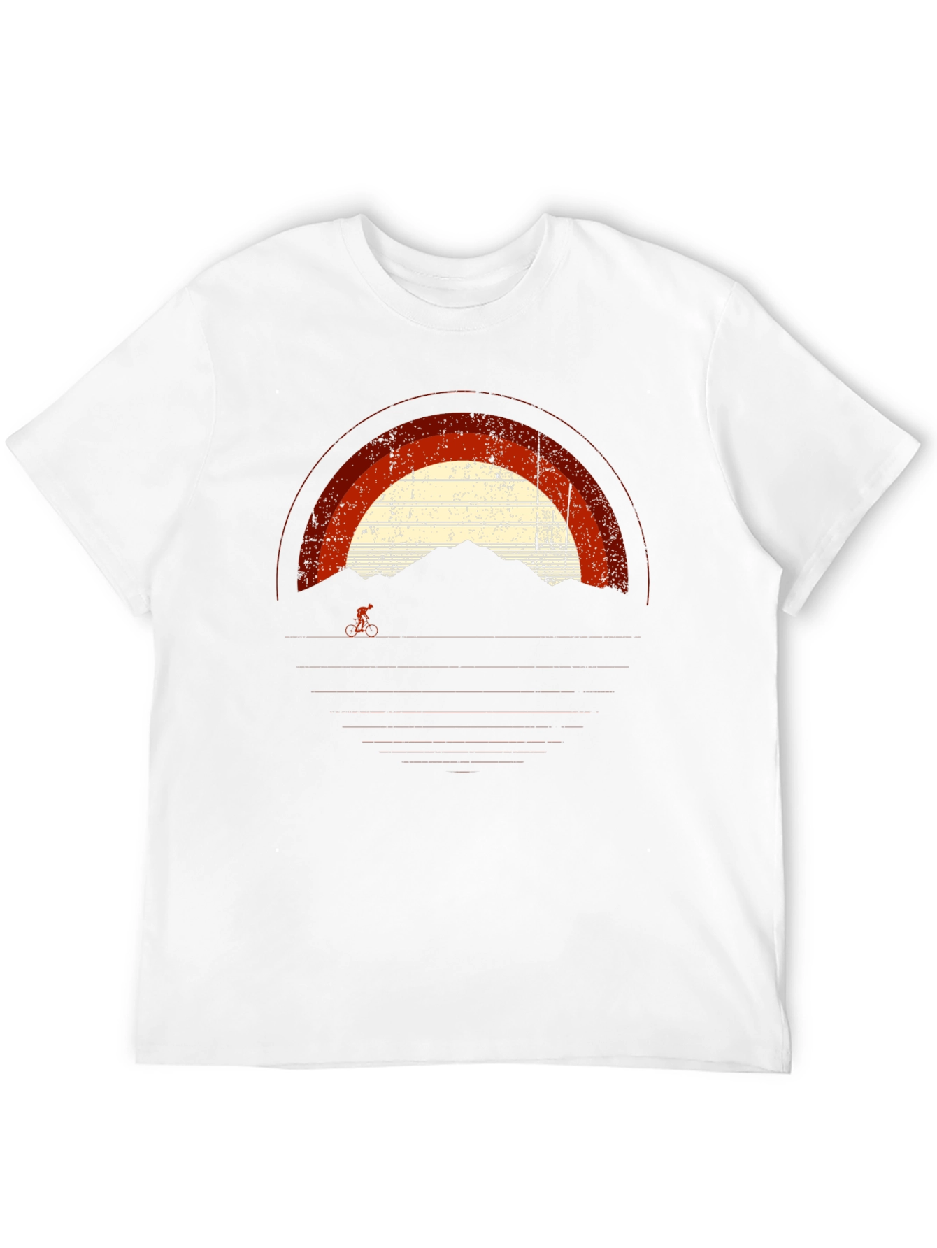 Mountain Biker Retro Graphic T-Shirt