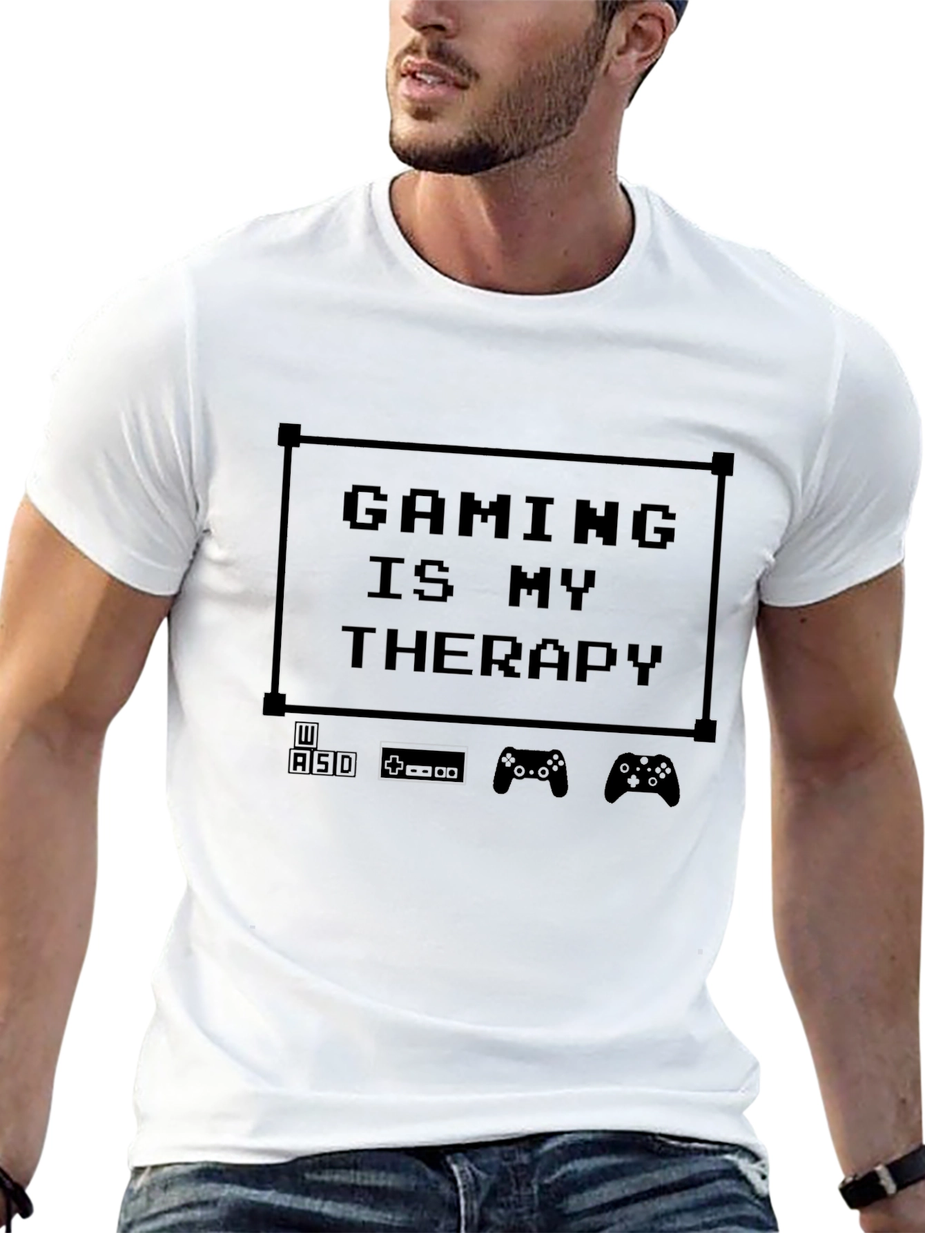 Gaming is My Therapy T-Shirt - Gamer Apparel