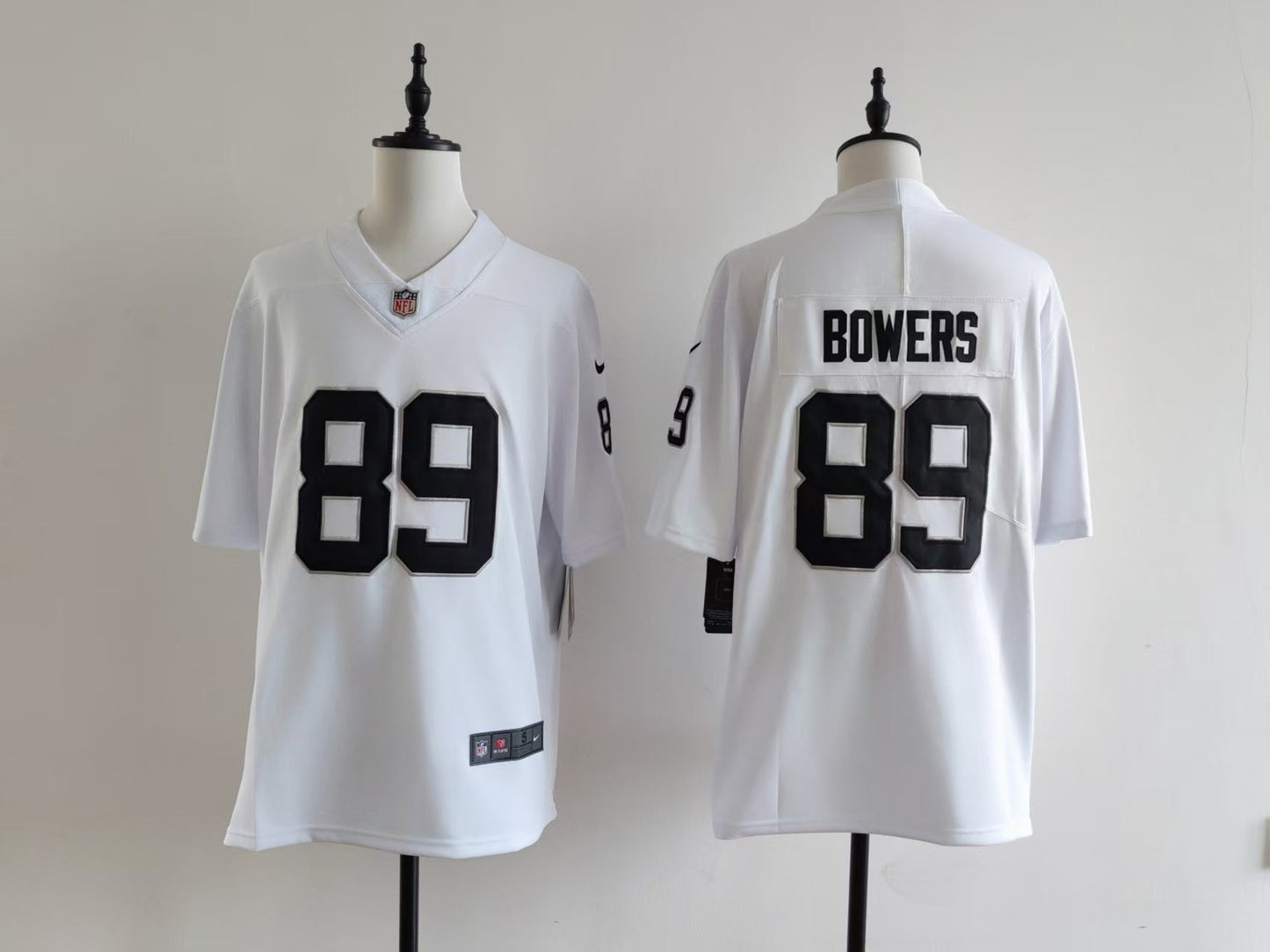 Men's Oakland Raiders Brock Bowers Nike Jersey - White