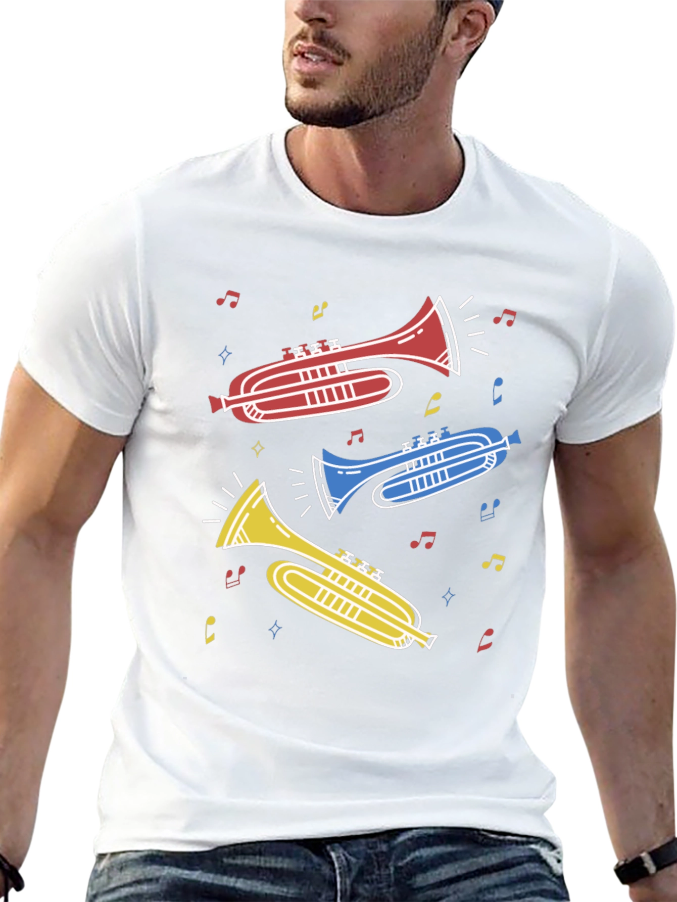 Musical Trumpet Graphic Tee