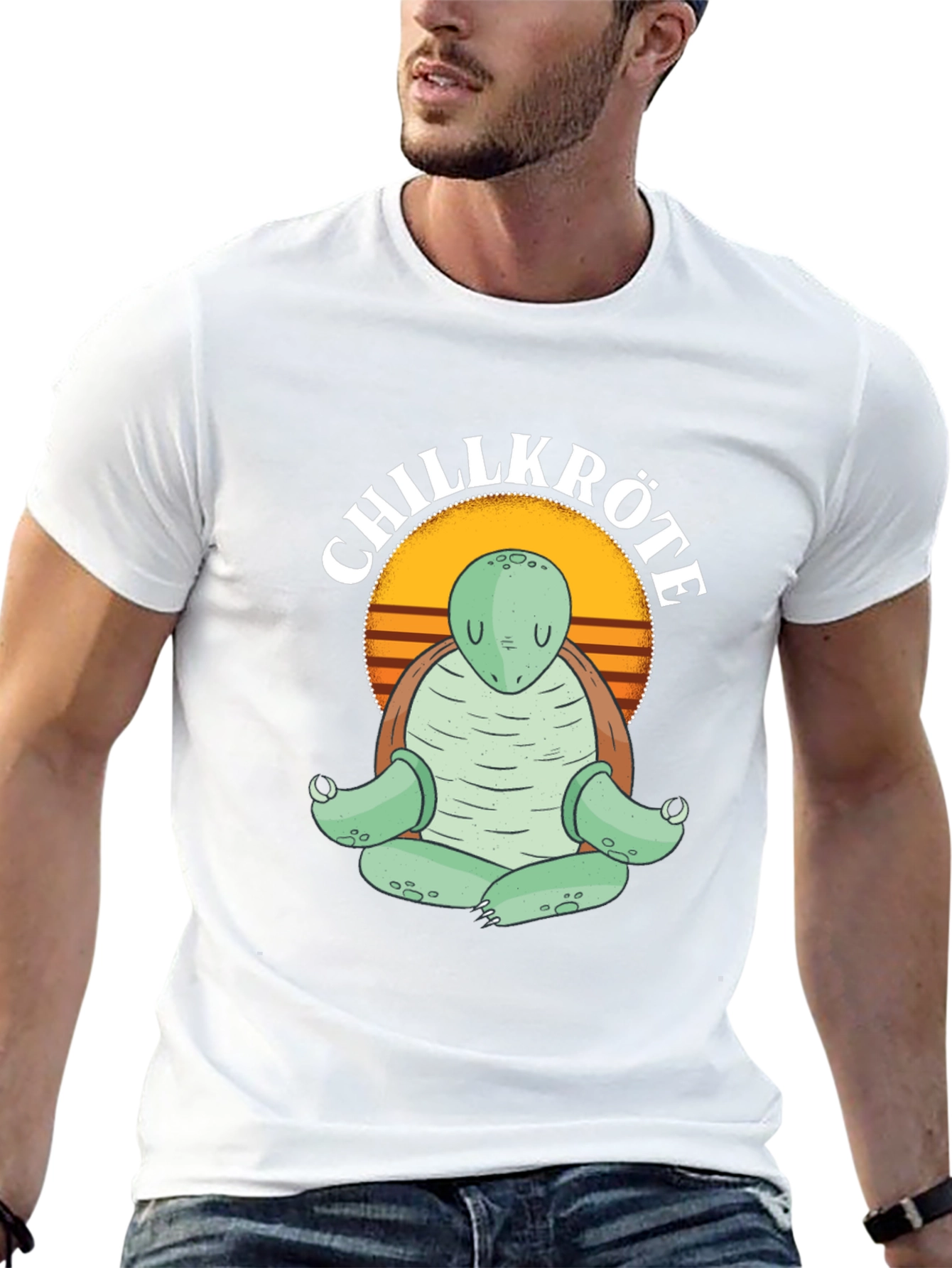 Chillkröte Yoga Turtle Graphic T-Shirt