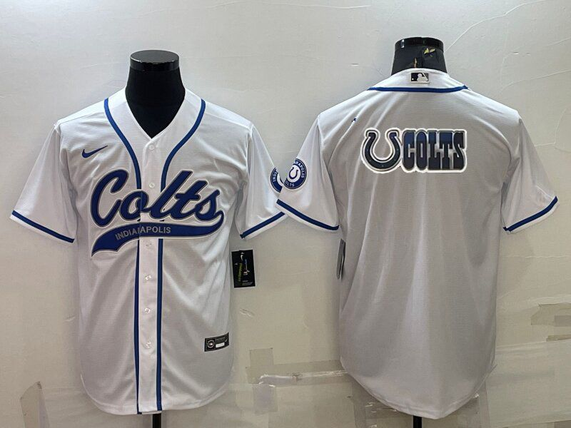 Men's Indianapolis Colts White Game Jerseys