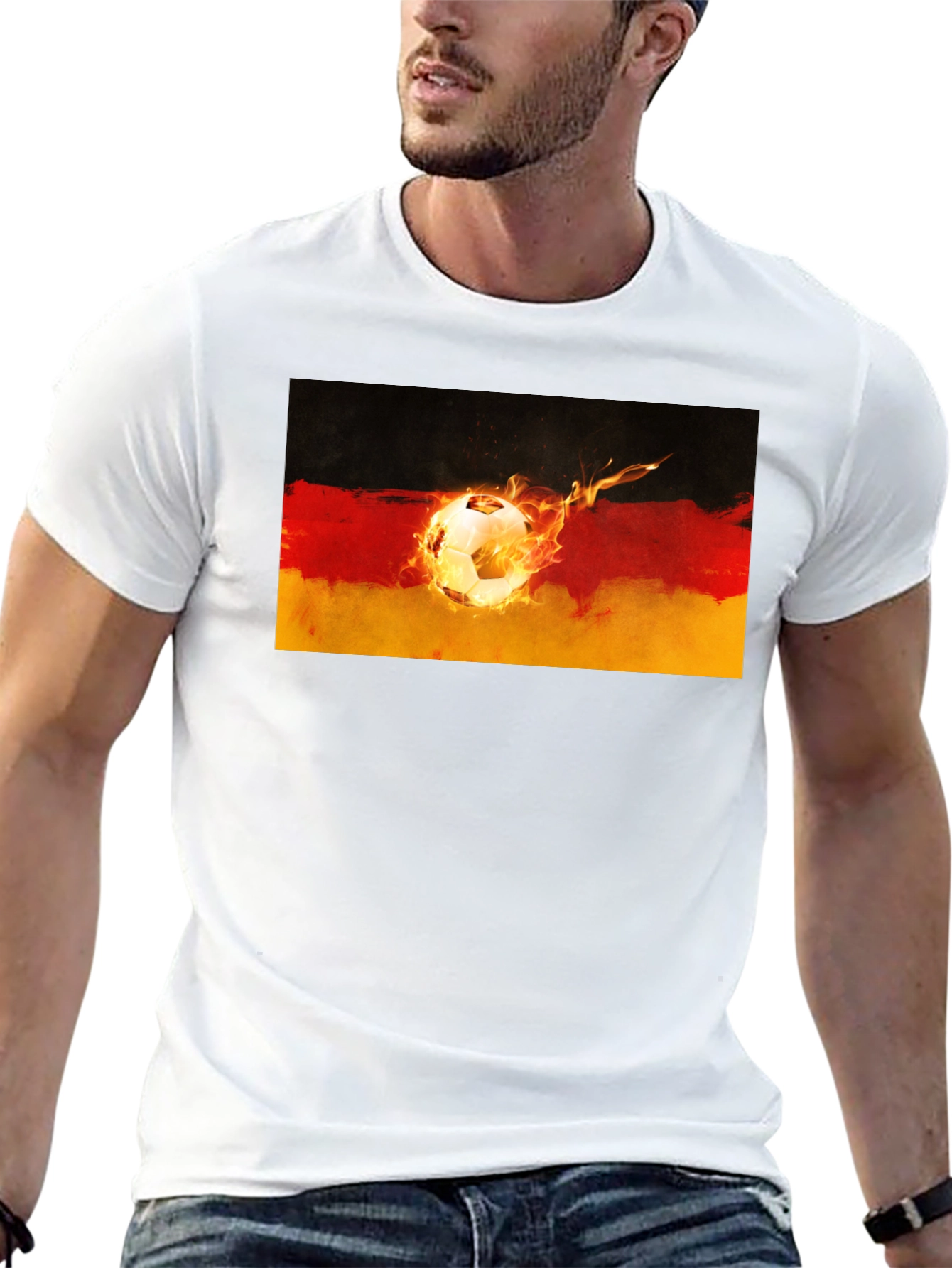 Germany Soccer Fire T-Shirt