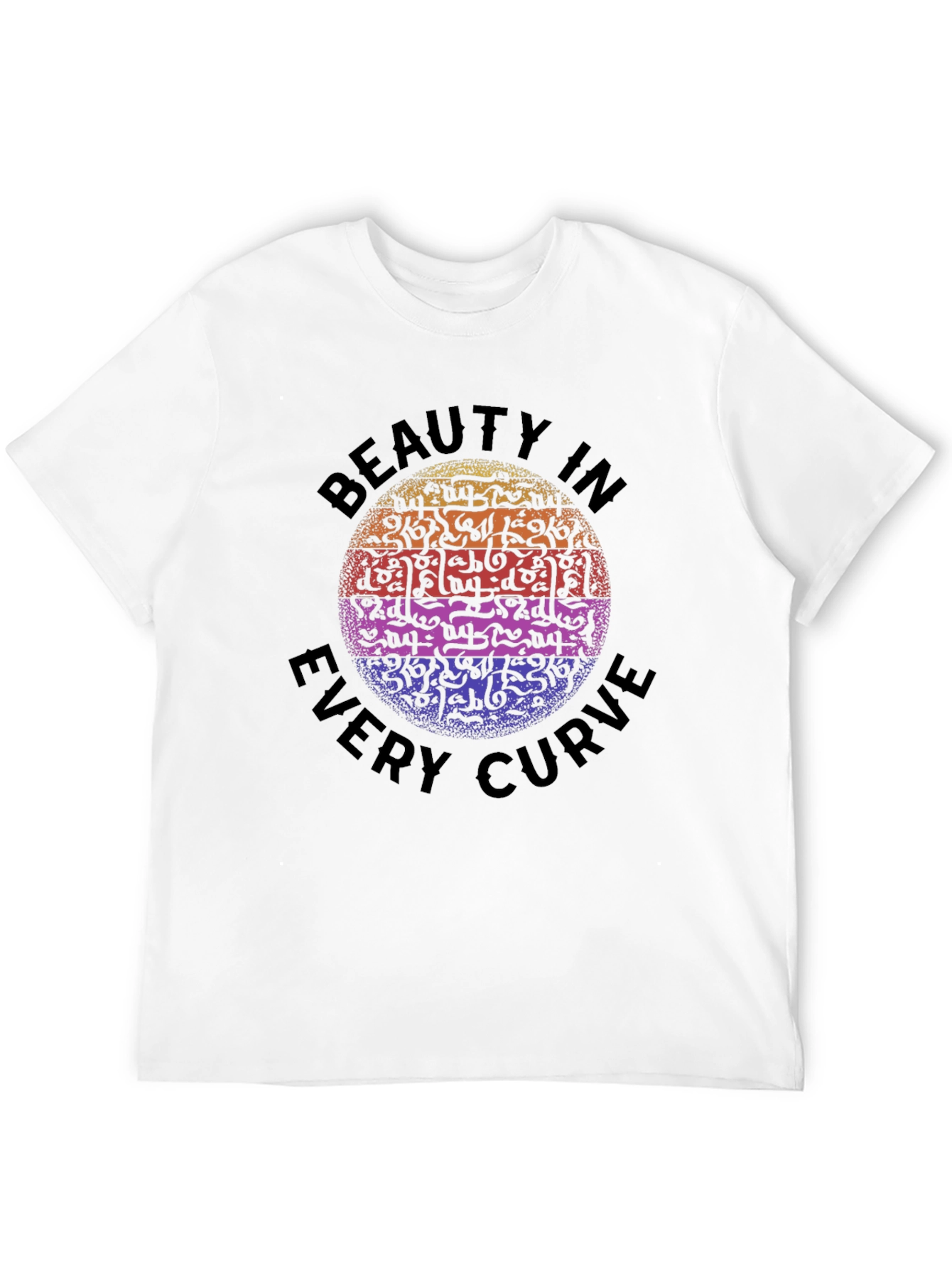 Beauty in Every Curve Graphic T-Shirt