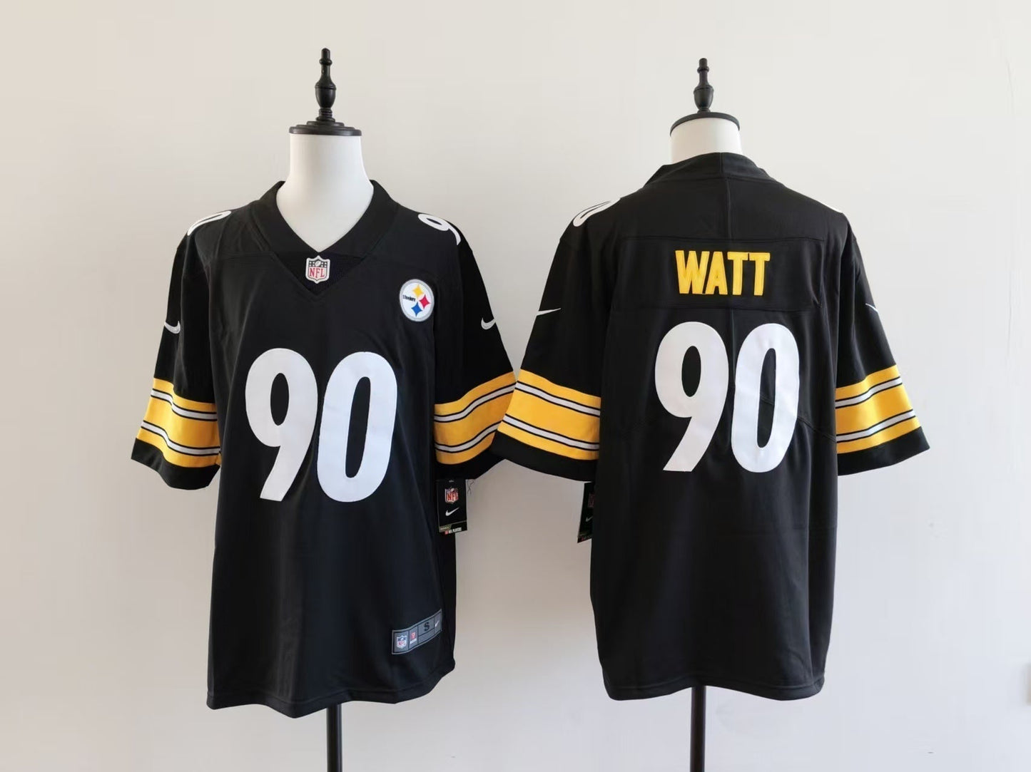 Men's Pittsburgh Steelers T.J. Watt Nike Jersey - Black