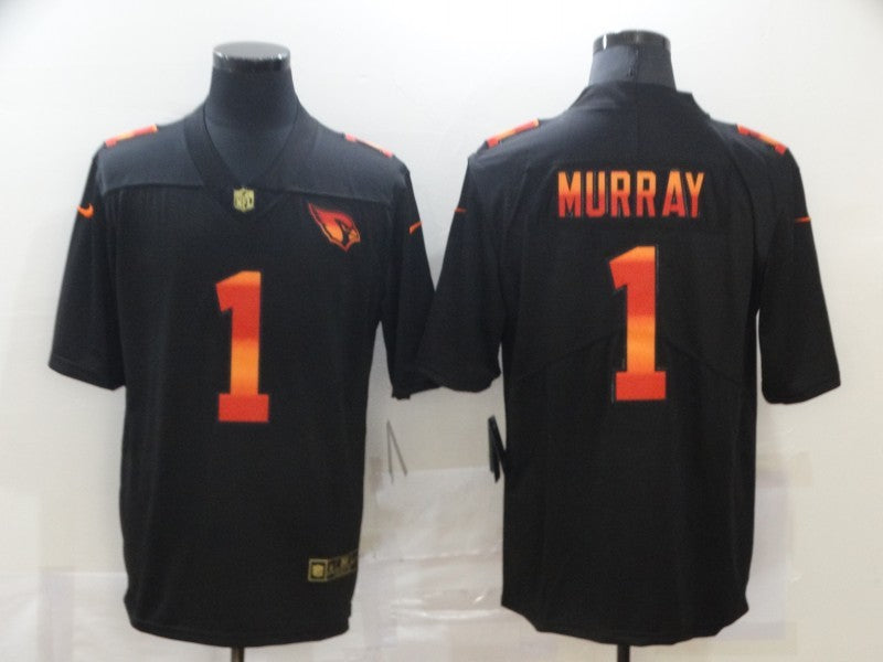 Men's Arizona Cardinals #1 Kyler Murray Black Game Jerseys