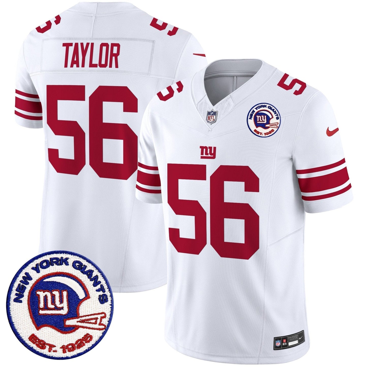 Men���s New York Giants Est 1925 Patch Vapor Limited Jersey ��� All Stitched