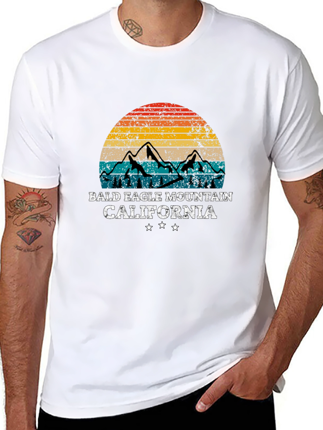 Bald Eagle Mountain California Graphic Tee