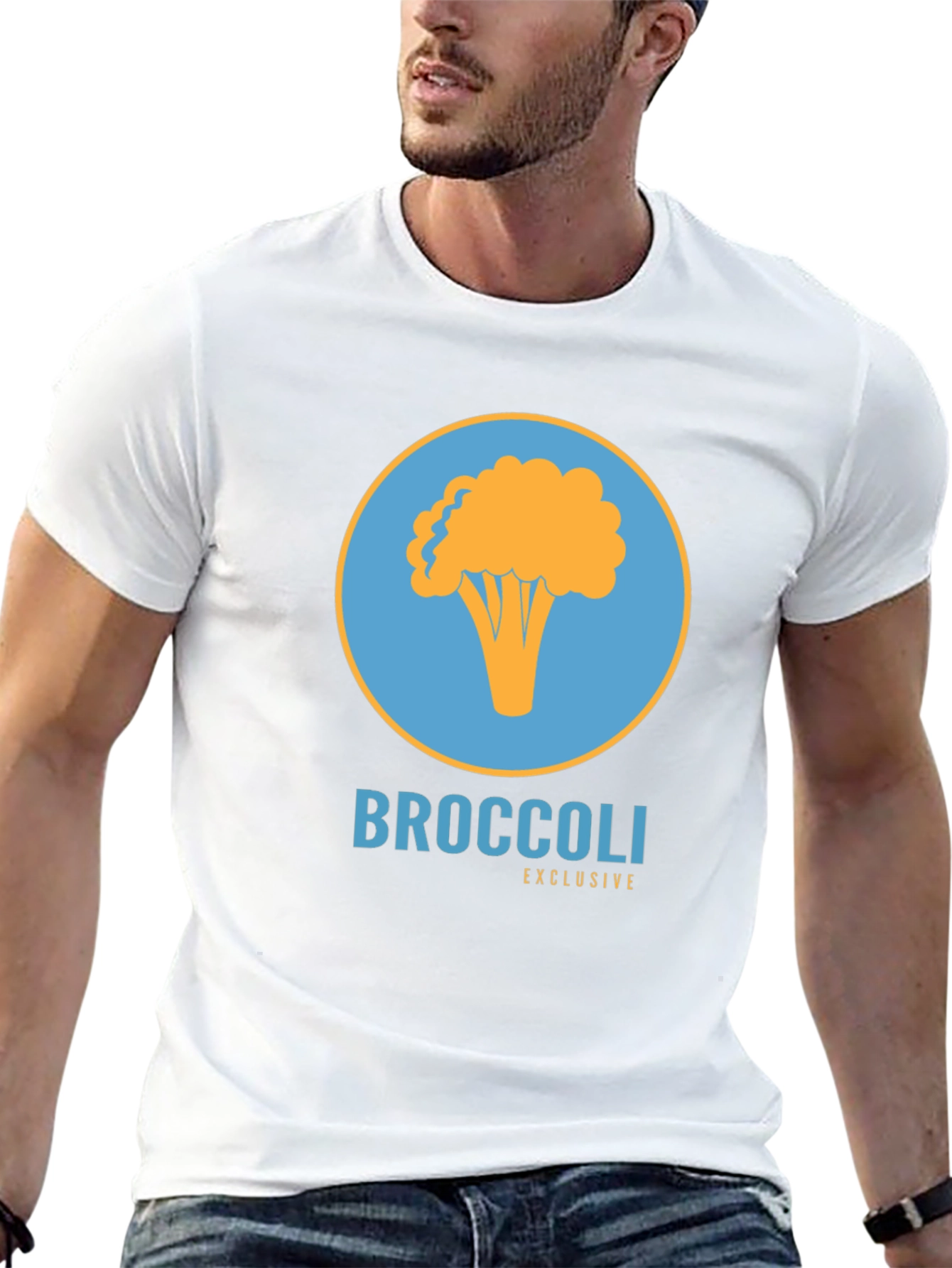Broccoli Exclusive Graphic Tee - Modern Vegetable Lovers Shirt