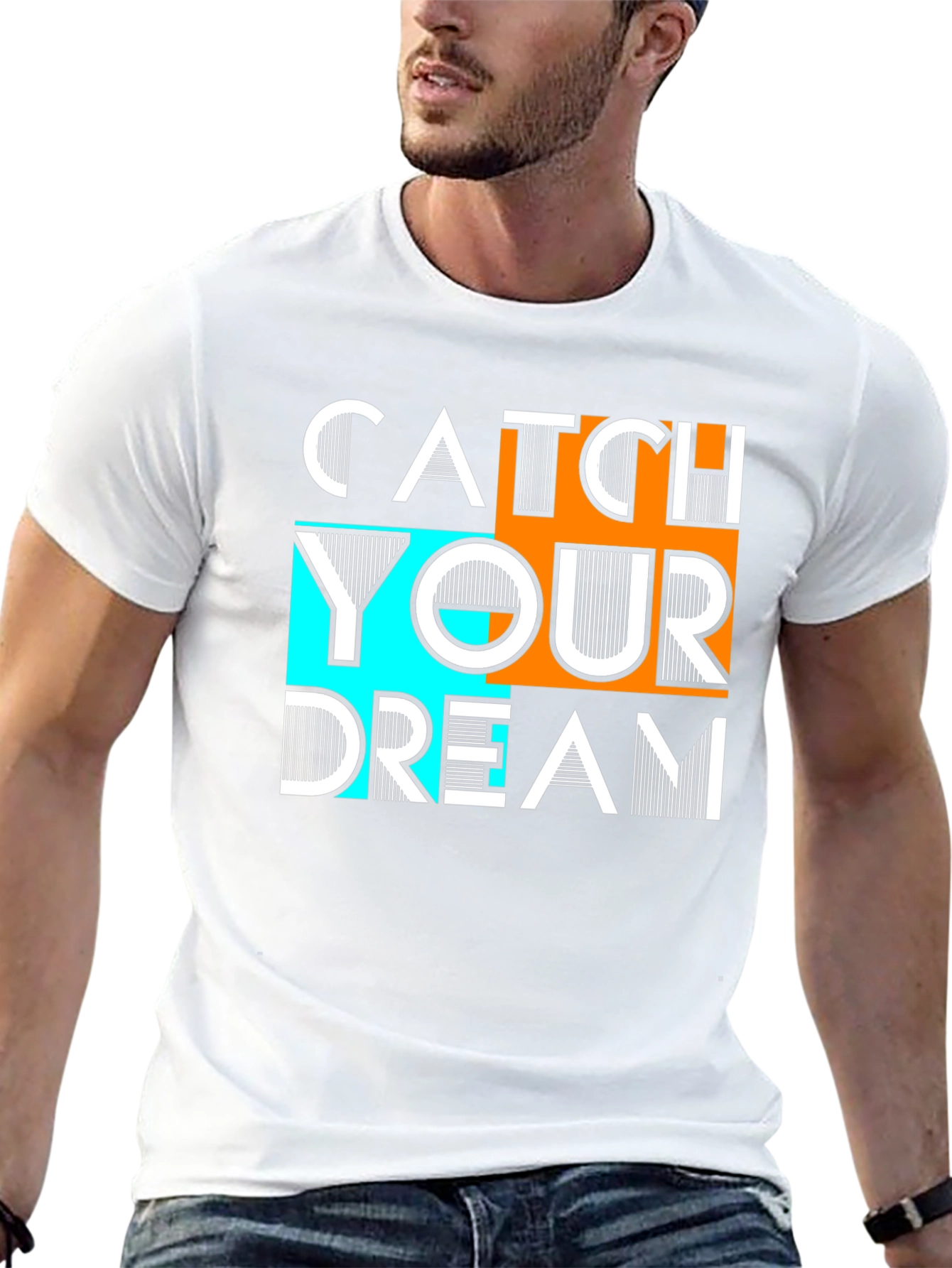Catch Your Dream Graphic Tee - Black Unisex