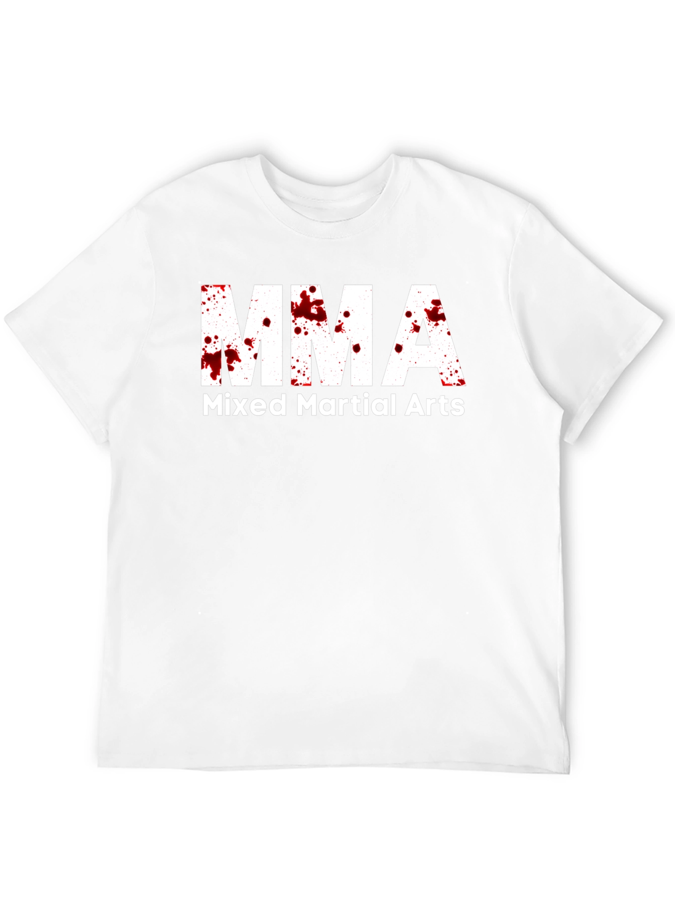 MMA Mixed Martial Arts Bloody Splatter T-Shirt