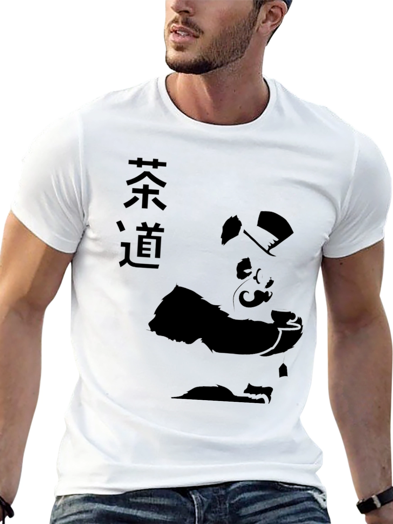 Panda Tea Ceremony T-Shirt - Unique Graphic Tee