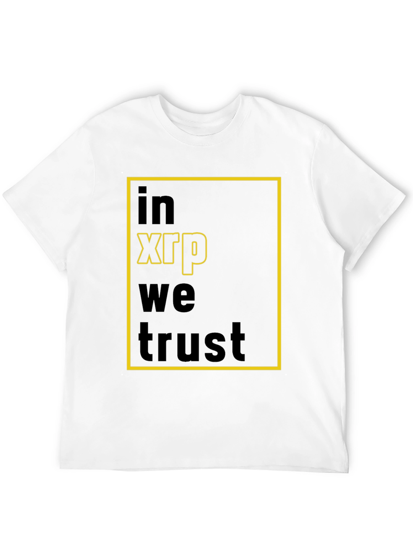 In XRP We Trust Black T-Shirt