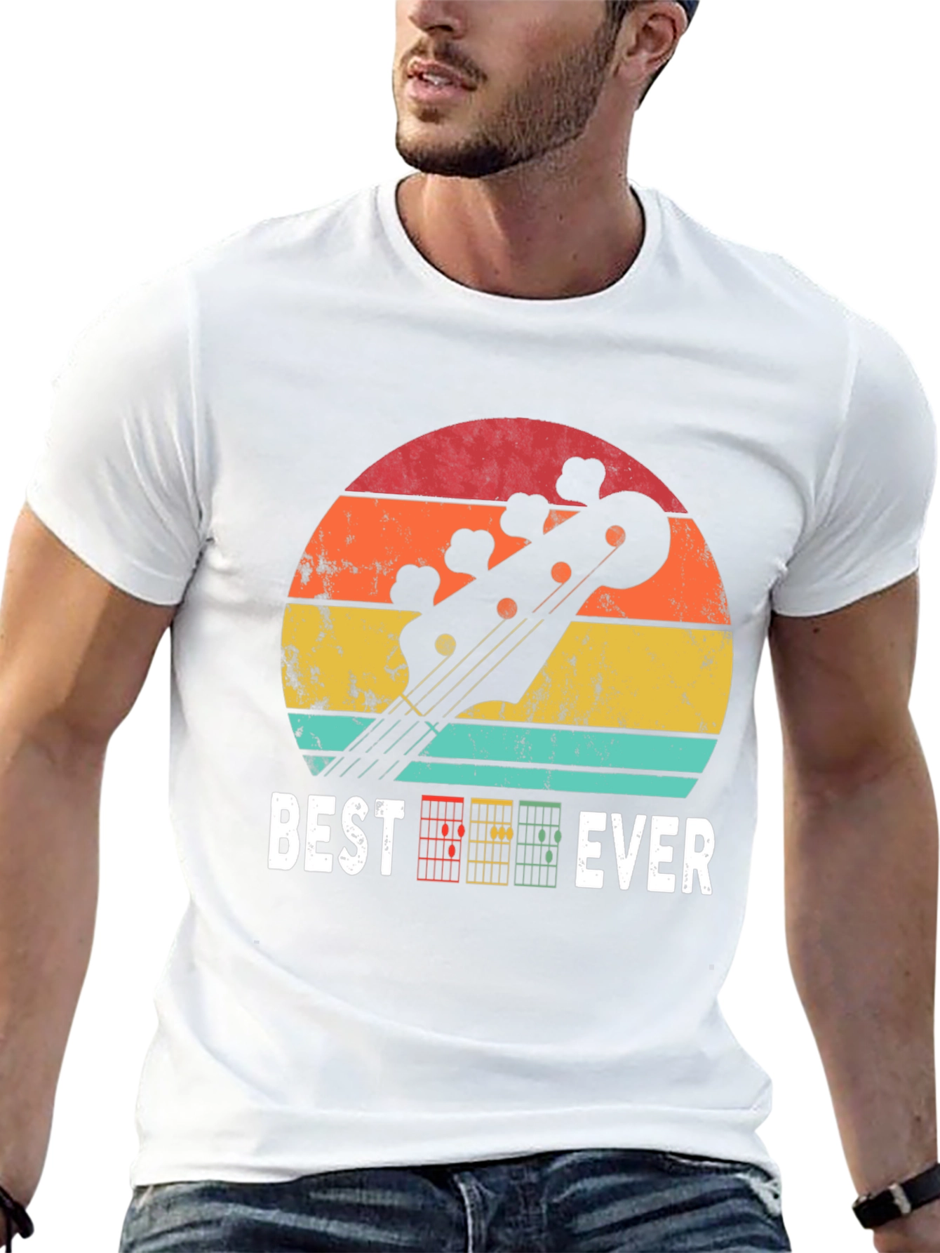 Best Guitar Ever T-Shirt - Retro Music Lover Tee