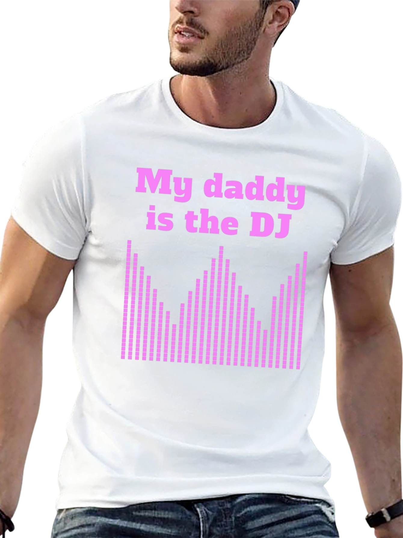 My Daddy is the DJ Black T-Shirt