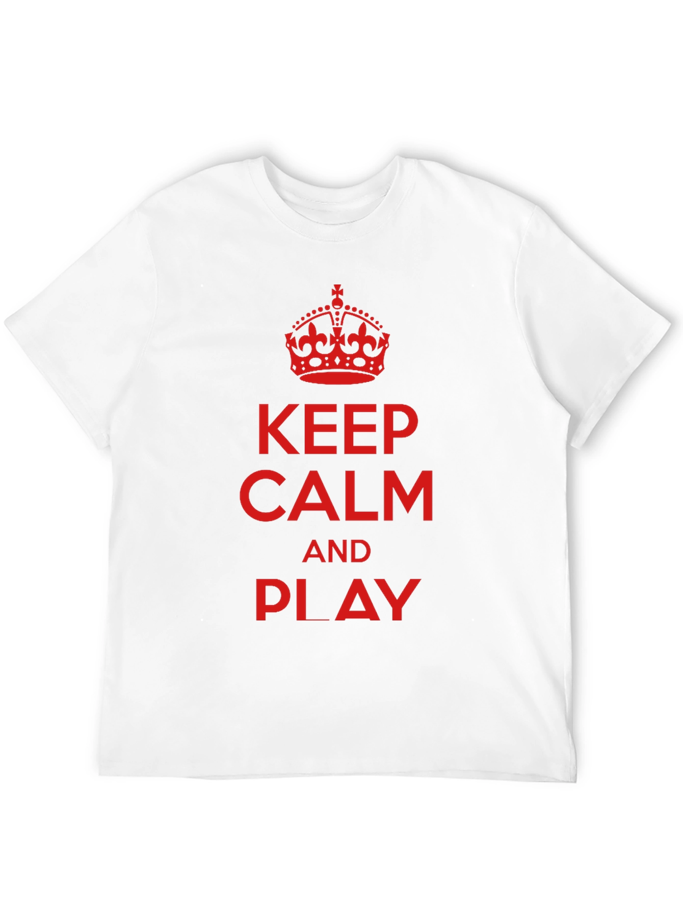 Keep Calm And Play T-Shirt - Black