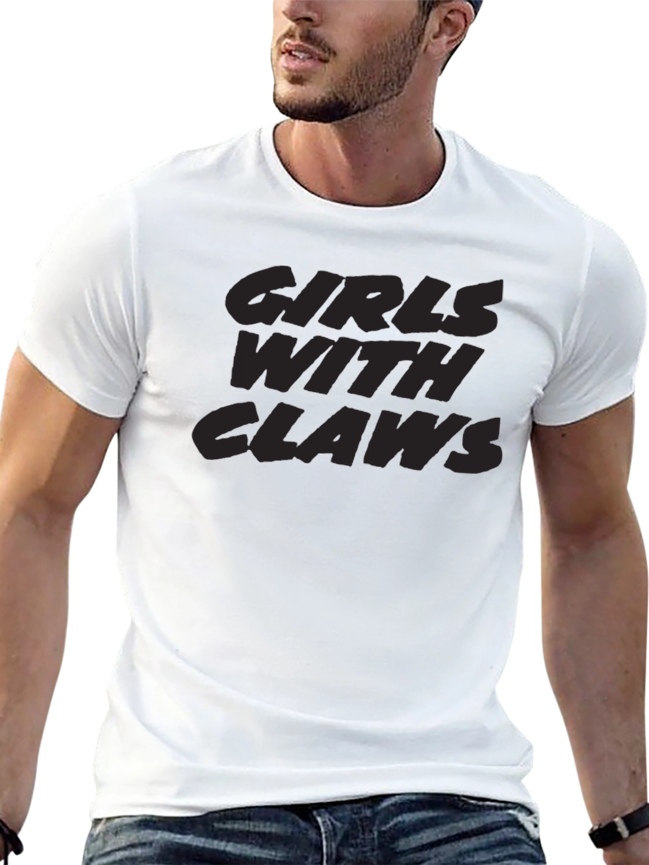 Girls With Claws Black T-Shirt