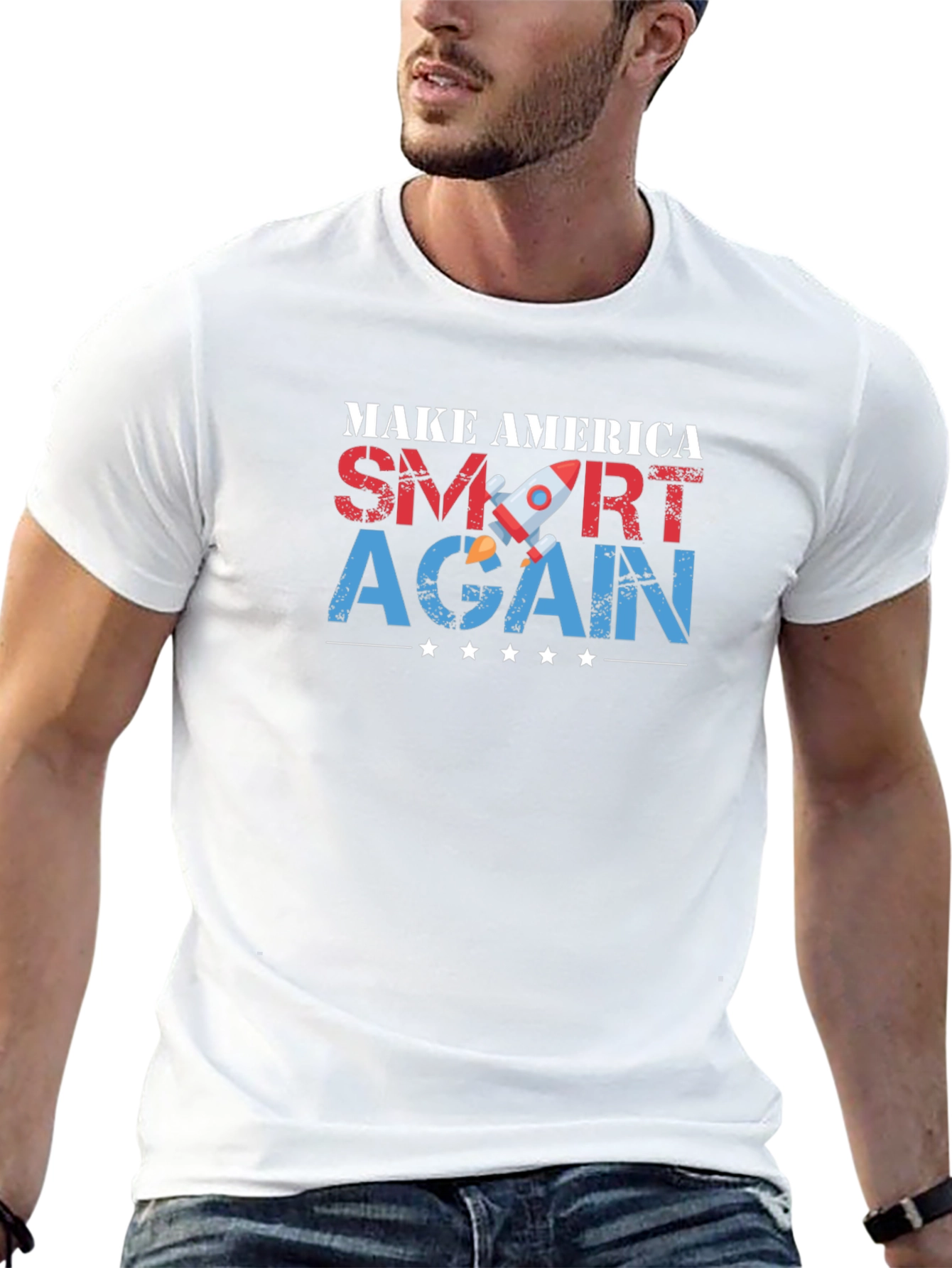 Make America Smart Again Graphic Tee