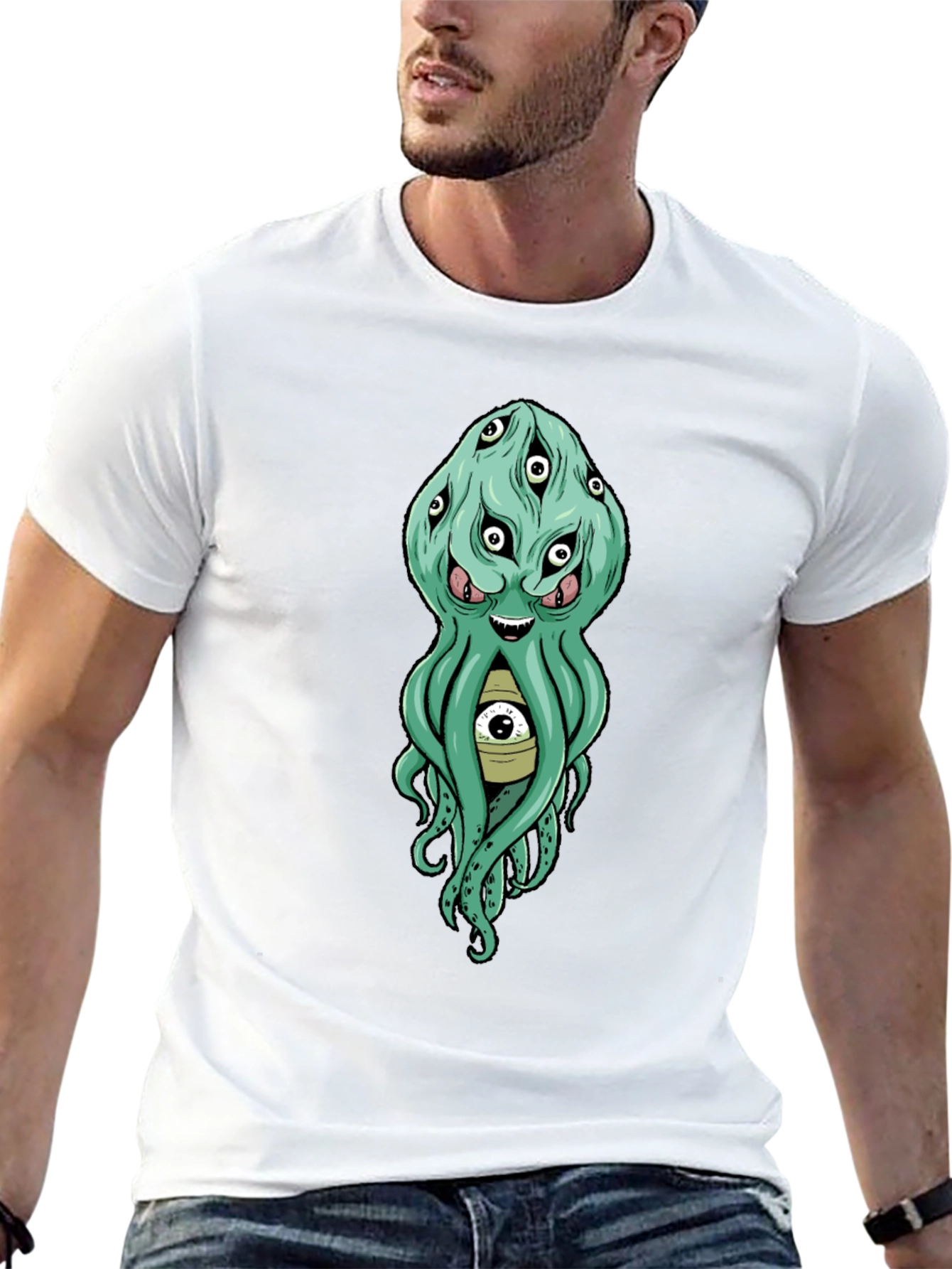 Eye-Catching Octopus Graphic Tee - Unique Design!