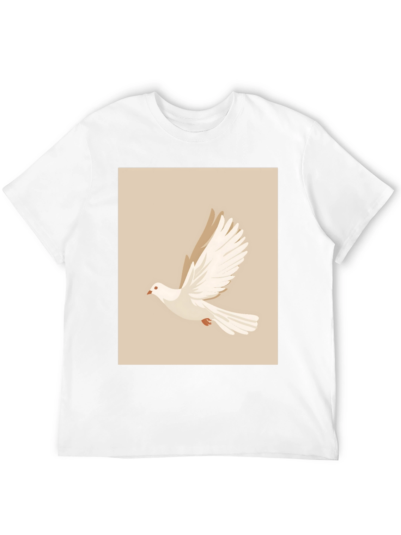 Dove Graphic Print Black T-Shirt