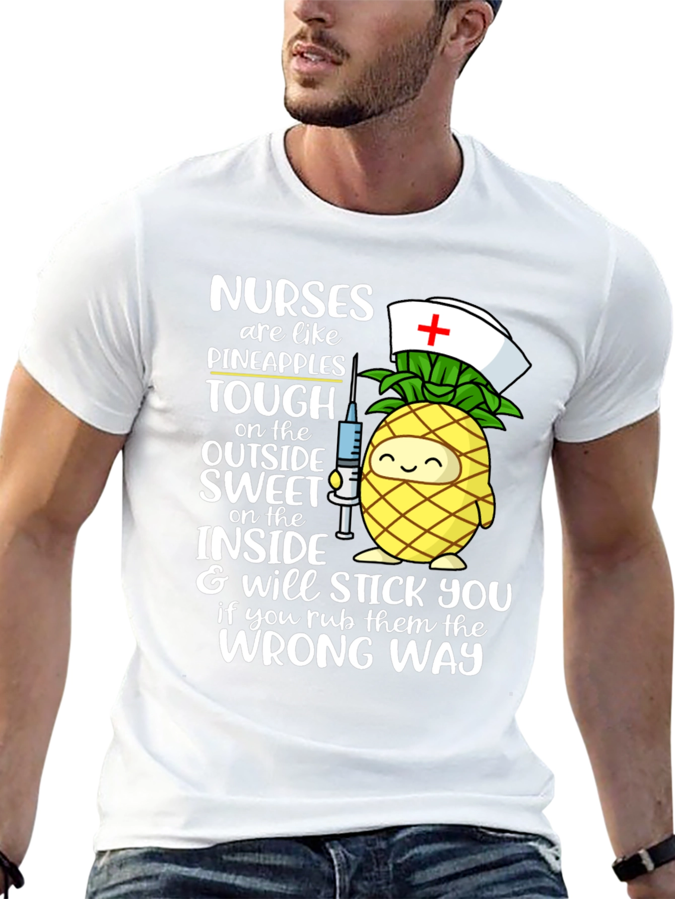 Nurses Pineapple T-Shirt | Nurse Appreciation