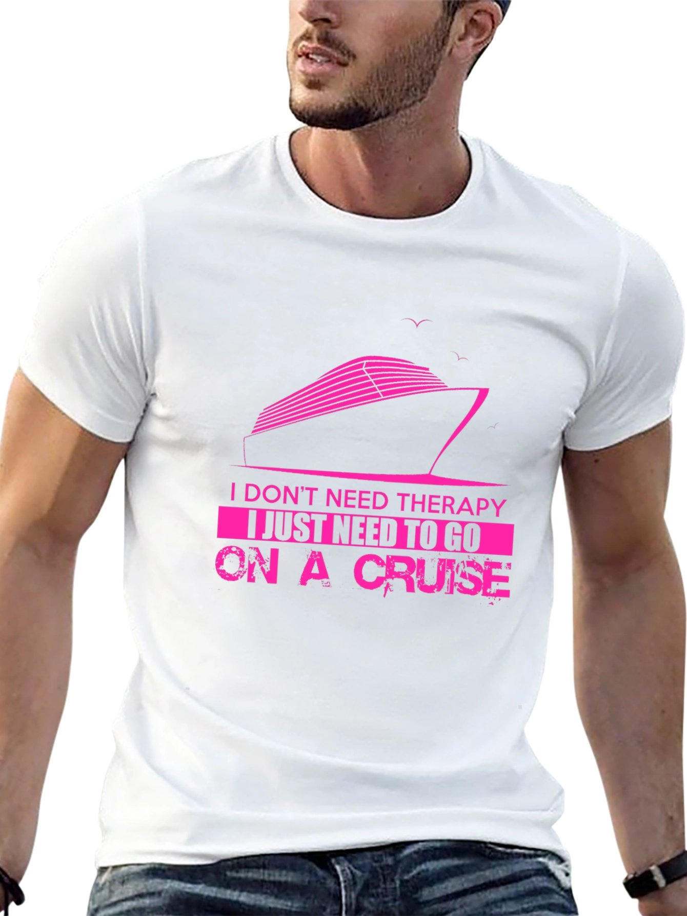 Cruise Therapy T-Shirt - Vacation Mode Activated!
