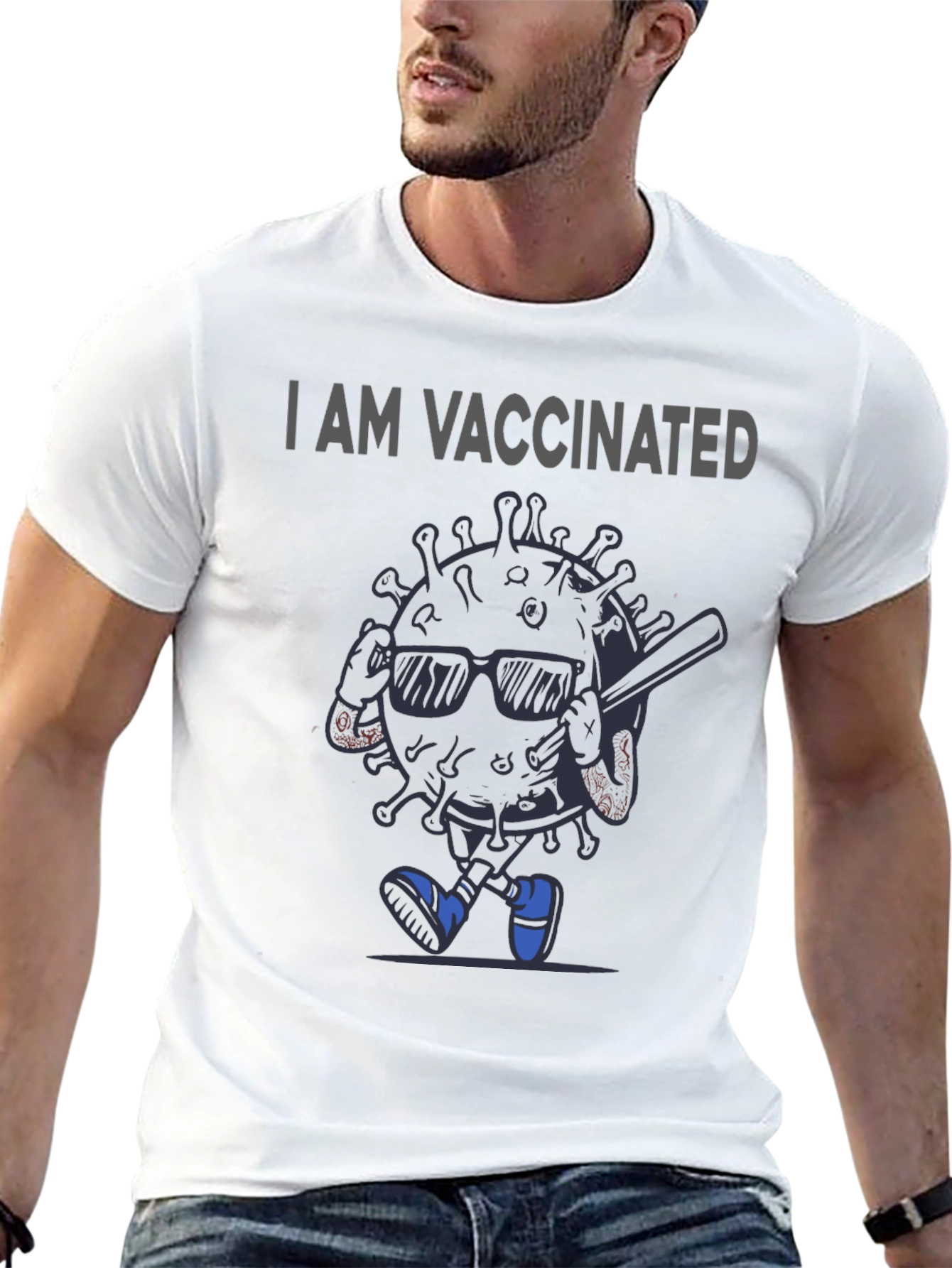 I Am Vaccinated Graphic Tee