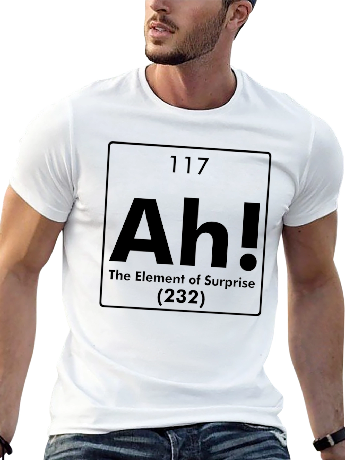 Ah! Element of Surprise Funny Periodic Table T-Shirt