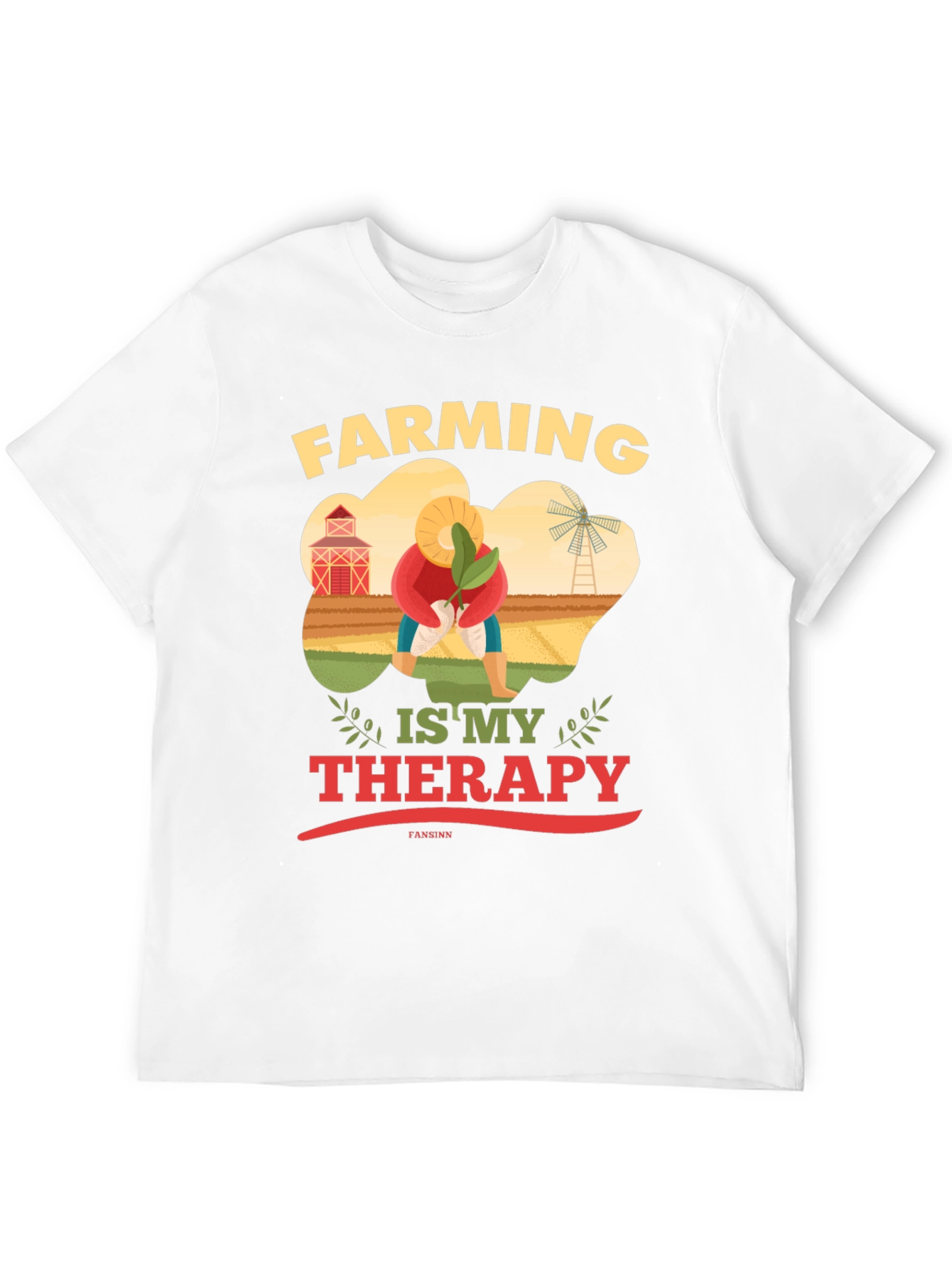 Farming is My Therapy Graphic T-Shirt