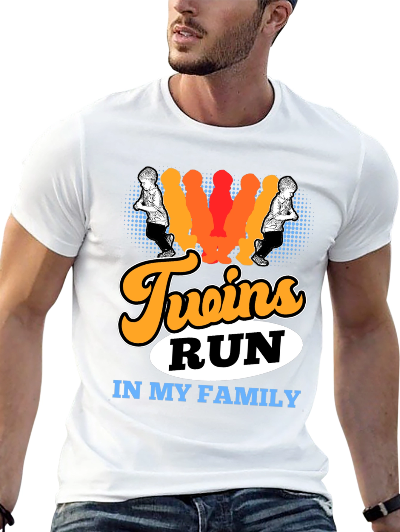 Twins Run in My Family T-Shirt
